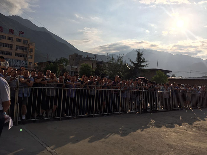 2017年8月份高技工、中技工的考試現(xiàn)場(chǎng)