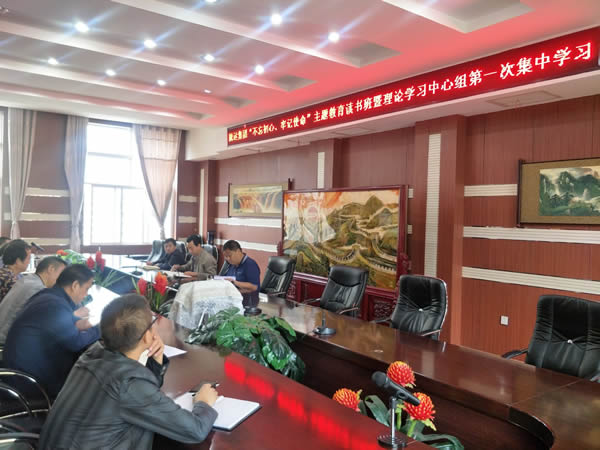 隴運(yùn)集團(tuán)公司召開“不忘初心、牢記使命”主題教育讀書班暨理論學(xué)習(xí)中心組第一次集中學(xué)習(xí)會議