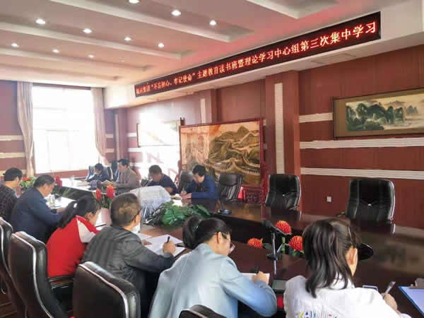 隴運(yùn)集團(tuán)公司召開“不忘初心、牢記使命”主題教育讀書班暨理論學(xué)習(xí)中心組第三次、第四次集中學(xué)習(xí)會議