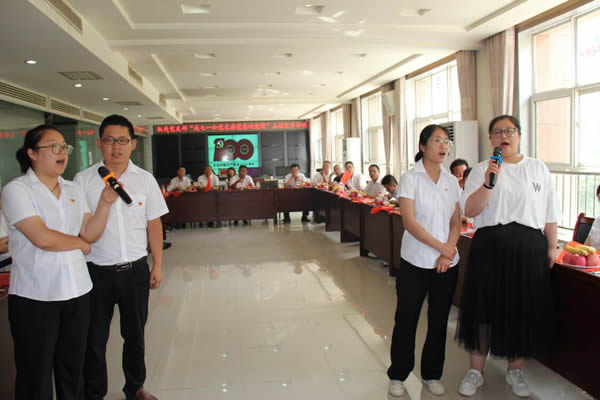 隴運集團(tuán)公司機關(guān)黨支部開展“慶·七一  知黨史  感黨恩  頌黨情”主題黨日活動